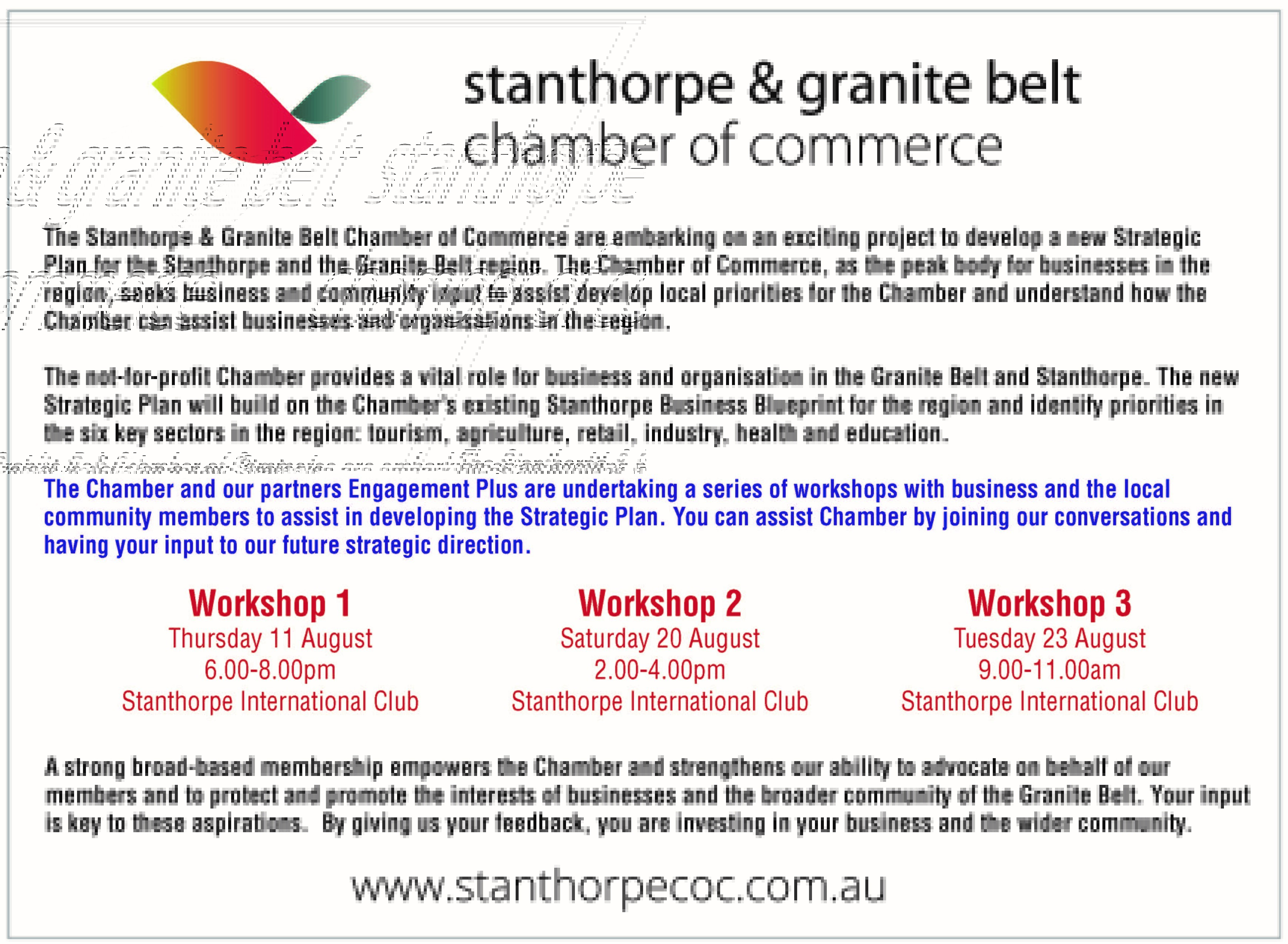 Stanthorpe & Granite Belt Chamber of Commerce Business Networking